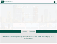 Tablet Screenshot of melton-melton.com